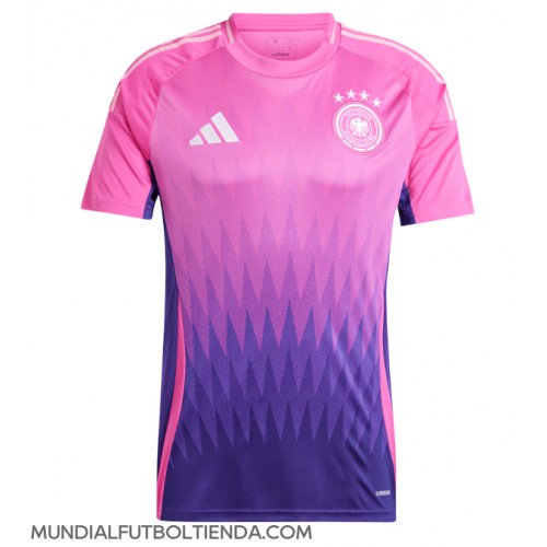 Camiseta Alemania Segunda Equipación Replica Eurocopa 2024 mangas cortas